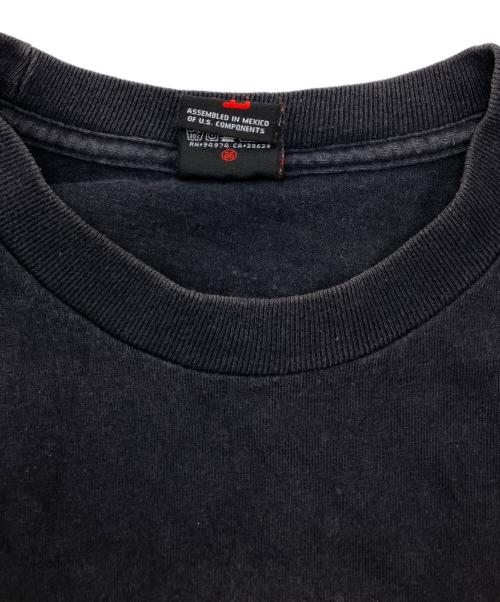 stussy（ステューシー）stussy (ステューシー) プリントTシャツ ブラック サイズ:Ｌの古着・服飾アイテム