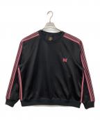 Needlesニードルズ）の古着「Track Crew Neck Shirt　トラック・クルー・ネック・シャツ」｜ブラック