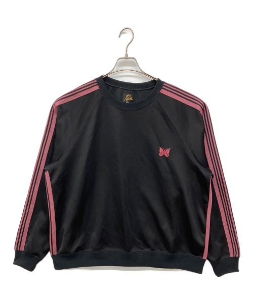 Needles（ニードルズ）Needles (ニードルズ) Track Crew Neck Shirt　トラック・クルー・ネック・シャツ  ブラック サイズ:Lの古着・服飾アイテム