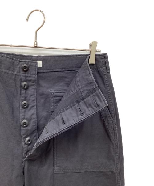 CIOTA（シオタ）CIOTA (シオタ) スビンコットンムラ糸バックサテンベイカーパンツ ブラック サイズ:5の古着・服飾アイテム