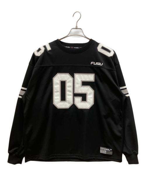 FUBU（フブ）FUBU (フブ) GAME SHIRTS ブラック サイズ:Lの古着・服飾アイテム