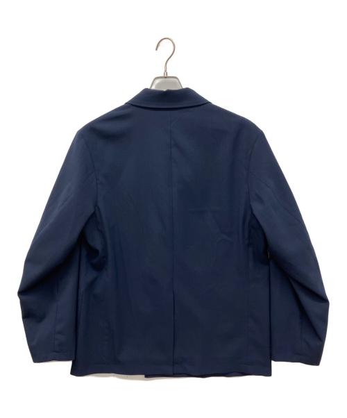 JOURNAL STANDARD relume（ジャーナルスタンダード レリューム）JOURNAL STANDARD relume (ジャーナルスタンダード レリューム) TECH メランジ ”カルキュロ(R)” ダブル ジャケット ネイビー サイズ:Lの古着・服飾アイテム