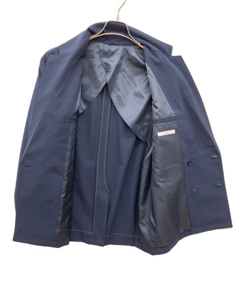 JOURNAL STANDARD relume（ジャーナルスタンダード レリューム）JOURNAL STANDARD relume (ジャーナルスタンダード レリューム) TECH メランジ ”カルキュロ(R)” ダブル ジャケット ネイビー サイズ:Lの古着・服飾アイテム