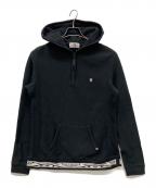 GOODENOUGH）の古着「ハーフジップパーカー」｜ブラック