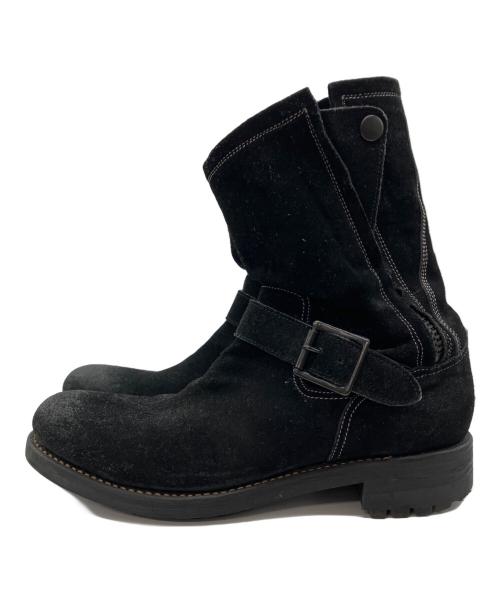 5351 pour les hommes（5351プールオム）5351 pour les hommes (5351プールオム) エンジニアブーツ　サイドジップブーツ ブラック サイズ:25㎝の古着・服飾アイテム