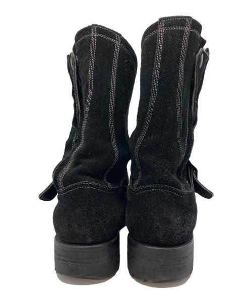 5351 pour les hommes（5351プールオム）5351 pour les hommes (5351プールオム) エンジニアブーツ　サイドジップブーツ ブラック サイズ:25㎝の古着・服飾アイテム