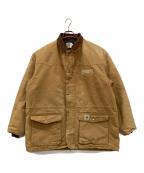 CarHarttカーハート）の古着「ダックカバーオール ダックワークジャケット」｜ベージュ
