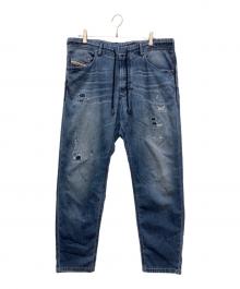 DIESEL（ディーゼル）の古着「NARROT リペア加工ジョグジーンズ」｜インディゴ