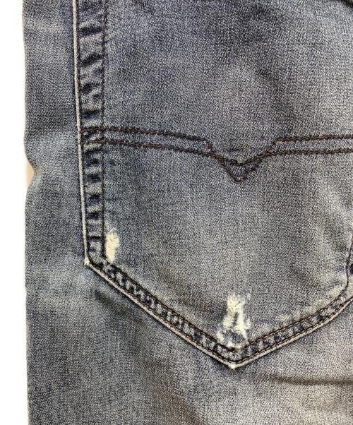 DIESEL（ディーゼル）DIESEL (ディーゼル) NARROT リペア加工ジョグジーンズ インディゴ サイズ:34の古着・服飾アイテム