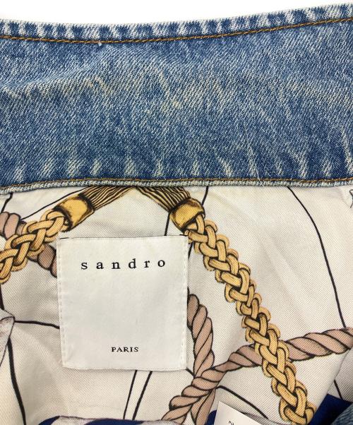 Sandro（サンドロ）Sandro (サンドロ) デニムジャケット インディゴ サイズ:36の古着・服飾アイテム