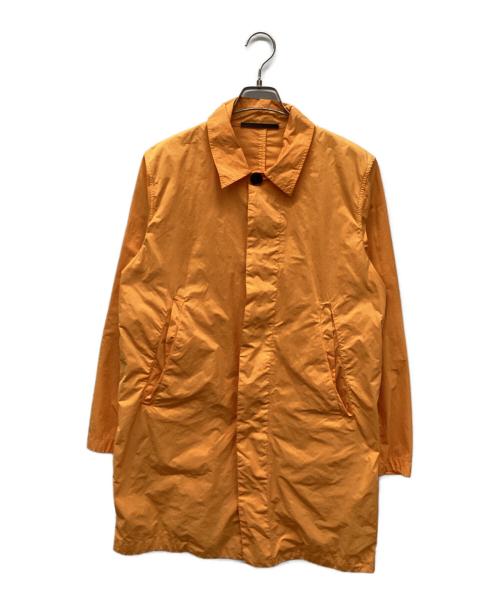 PS Paul Smith（ＰＳポールスミス）PS Paul Smith (ＰＳポールスミス) ステンカラーコート イエロー サイズ:Mの古着・服飾アイテム