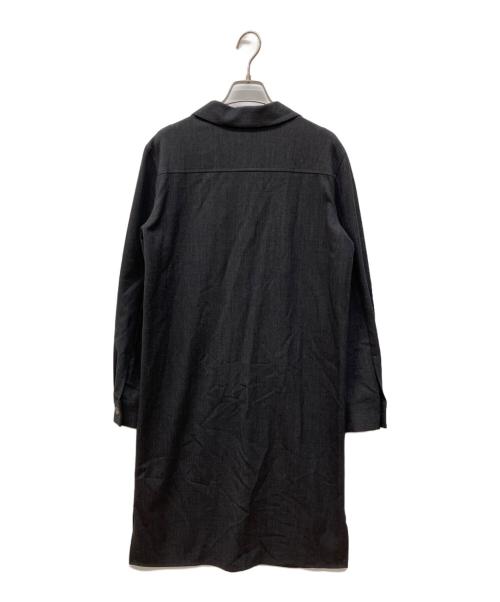 MaxMara（マックスマーラ）MaxMara (マックスマーラ) ウール比翼シャツワンピース グレー サイズ:40の古着・服飾アイテム