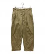 French Militaryフレンチミリタリー）の古着「後期型M-52トラウザーチノ」｜ベージュ