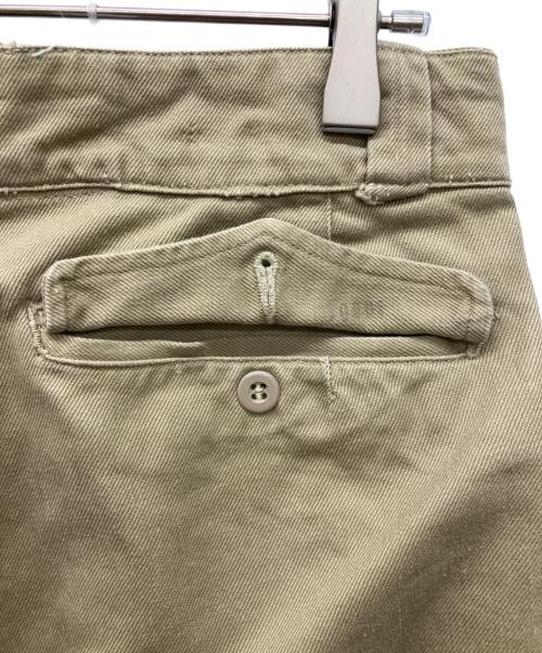 French Military（フレンチミリタリー）FRENCH MILITARY (フレンチミリタリー) 後期型M-52トラウザーチノ ベージュ サイズ:35の古着・服飾アイテム