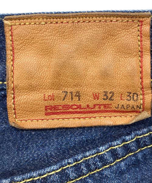 RESOLUTE（リゾルト）RESOLUTE (リゾルト) 714 デニムパンツ インディゴ サイズ:W32×L30の古着・服飾アイテム