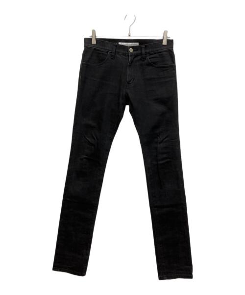 JOHN LAWRENCE SULLIVAN（ジョン ローレンス サリバン）JOHN LAWRENCE SULLIVAN (ジョン ローレンス サリバン) RIGID DENIM TAPERED PANTS　リジット デニム パンツ ブラック サイズ:36の古着・服飾アイテム