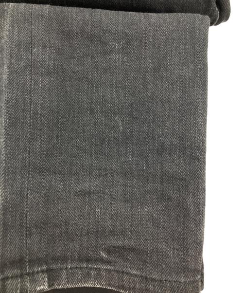 JOHN LAWRENCE SULLIVAN（ジョン ローレンス サリバン）JOHN LAWRENCE SULLIVAN (ジョン ローレンス サリバン) RIGID DENIM TAPERED PANTS　リジット デニム パンツ ブラック サイズ:36の古着・服飾アイテム