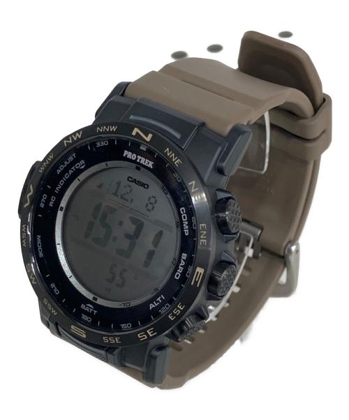 CASIO（カシオ）CASIO (カシオ) PRO TREK　Climber Line　腕時計 ブラウンの古着・服飾アイテム