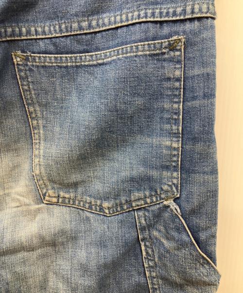 MONTGOMERY WARD（モンゴメリーワード）MONTGOMERY WARD (モンゴメリーワード) powr house (パワーハウス) キルティング ライナーペインターデニムパンツ インディゴ サイズ:下記サイズ参照の古着・服飾アイテム