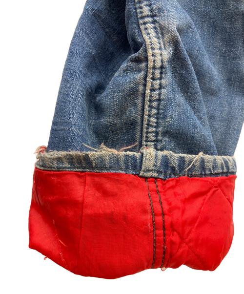 MONTGOMERY WARD（モンゴメリーワード）MONTGOMERY WARD (モンゴメリーワード) powr house (パワーハウス) キルティング ライナーペインターデニムパンツ インディゴ サイズ:下記サイズ参照の古着・服飾アイテム