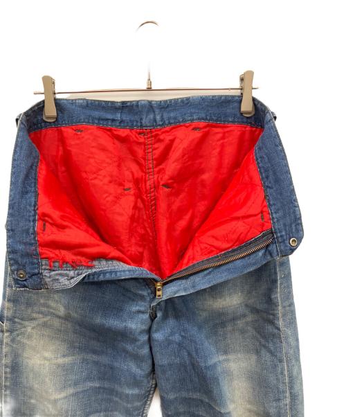 MONTGOMERY WARD（モンゴメリーワード）MONTGOMERY WARD (モンゴメリーワード) powr house (パワーハウス) キルティング ライナーペインターデニムパンツ インディゴ サイズ:下記サイズ参照の古着・服飾アイテム