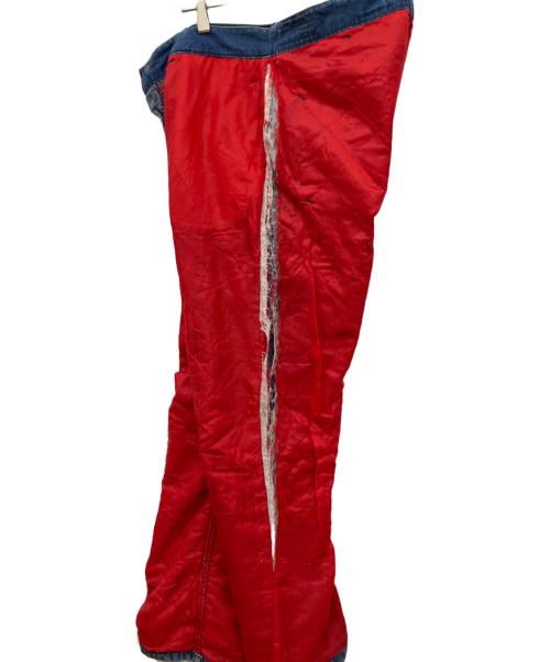 MONTGOMERY WARD（モンゴメリーワード）MONTGOMERY WARD (モンゴメリーワード) powr house (パワーハウス) キルティング ライナーペインターデニムパンツ インディゴ サイズ:下記サイズ参照の古着・服飾アイテム