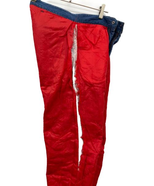 MONTGOMERY WARD（モンゴメリーワード）MONTGOMERY WARD (モンゴメリーワード) powr house (パワーハウス) キルティング ライナーペインターデニムパンツ インディゴ サイズ:下記サイズ参照の古着・服飾アイテム