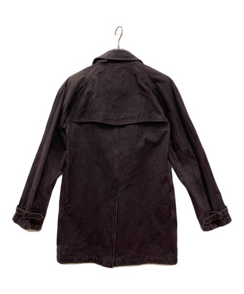 COMME des GARCONS HOMME（コムデギャルソン オム）COMME des GARCONS HOMME (コムデギャルソン オム) 04AW後染めダック地コート ダークグレー サイズ:Lの古着・服飾アイテム