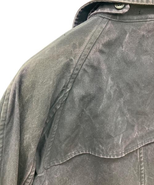 COMME des GARCONS HOMME（コムデギャルソン オム）COMME des GARCONS HOMME (コムデギャルソン オム) 04AW後染めダック地コート ダークグレー サイズ:Lの古着・服飾アイテム