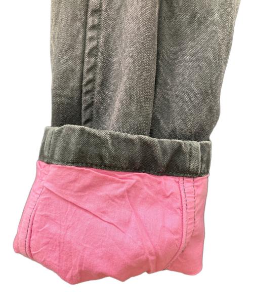 COMME des GARCONS HOMME（コムデギャルソン オム）COMME des GARCONS HOMME (コムデギャルソン オム) 04AW後染めダック地コート ダークグレー サイズ:Lの古着・服飾アイテム