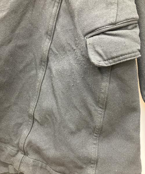 COMME des GARCONS HOMME PLUS（コムデギャルソンオムプリュス）COMME des GARCONS HOMME PLUS (コムデギャルソンオムプリュス) 04AWポリエステル縮絨 1B テーラード ジャケット ブラック サイズ:Mの古着・服飾アイテム