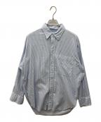 Spick and Spanスピック＆スパン）の古着「オックスルーズシャツ」｜スカイブルー