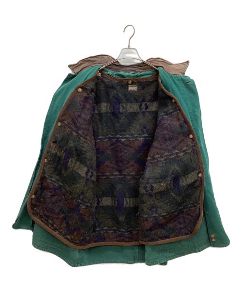 Timberland（ティンバーランド）Timberland (ティンバーランド) ライナー付　ダック地カバーオール　ダックジャケット グリーン サイズ:XLの古着・服飾アイテム