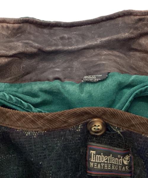 Timberland（ティンバーランド）Timberland (ティンバーランド) ライナー付　ダック地カバーオール　ダックジャケット グリーン サイズ:XLの古着・服飾アイテム
