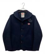 DANTONダントン）の古着「丸襟ウールモッサジャケット」｜ネイビー
