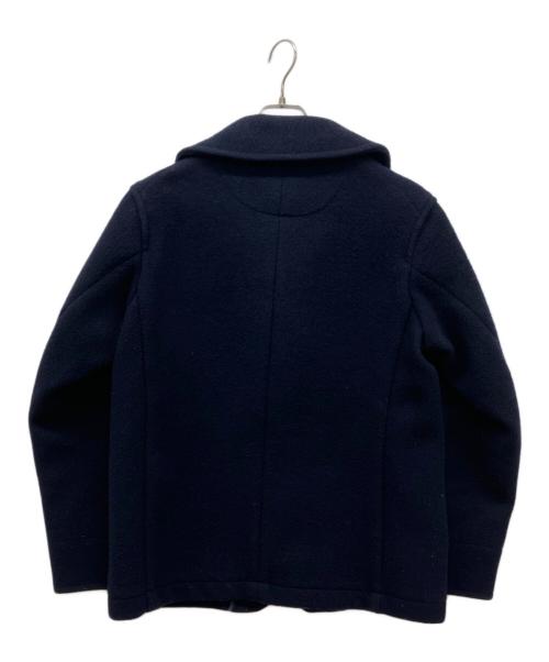 DANTON（ダントン）DANTON (ダントン) 丸襟ウールモッサジャケット ネイビー サイズ:40の古着・服飾アイテム