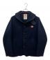 DANTON（ダントン）の古着「丸襟ウールモッサジャケット」｜ネイビー