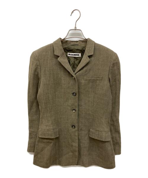 JIL SANDER+（ジルサンダープラス）JIL SANDER+ (ジルサンダープラス) テーラードジャケット ブラウン サイズ:36の古着・服飾アイテム