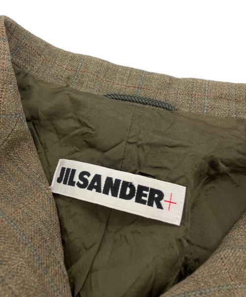 JIL SANDER+（ジルサンダープラス）JIL SANDER+ (ジルサンダープラス) テーラードジャケット ブラウン サイズ:36の古着・服飾アイテム