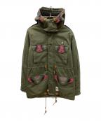 adidas Originals×NEIGHBORHOODアディダスオリジナル×ネイバーフッド）の古着「コラボミリタリージャケット　」｜カーキ