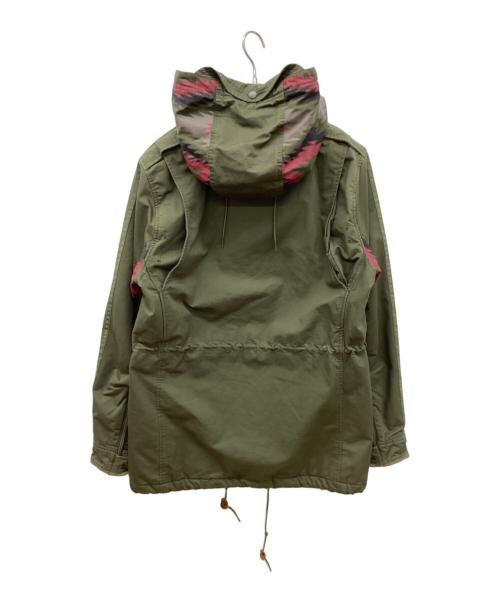 adidas Originals（アディダスオリジナル）adidas originals (アディダスオリジナル) NEIGHBORHOOD (ネイバーフッド) コラボミリタリージャケット　 カーキ サイズ:Lの古着・服飾アイテム