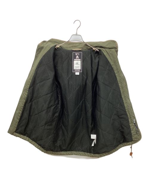 adidas Originals（アディダスオリジナル）adidas originals (アディダスオリジナル) NEIGHBORHOOD (ネイバーフッド) コラボミリタリージャケット　 カーキ サイズ:Lの古着・服飾アイテム