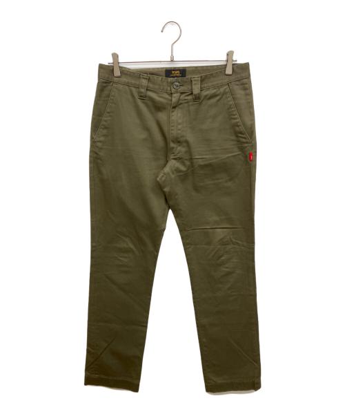 WTAPS（ダブルタップス）WTAPS (ダブルタップス) KHAKI TIGHT TROUSERS．COTTON．CHINO　カーキタイトトラウザーズコットンチノパンツ カーキ サイズ:Mの古着・服飾アイテム