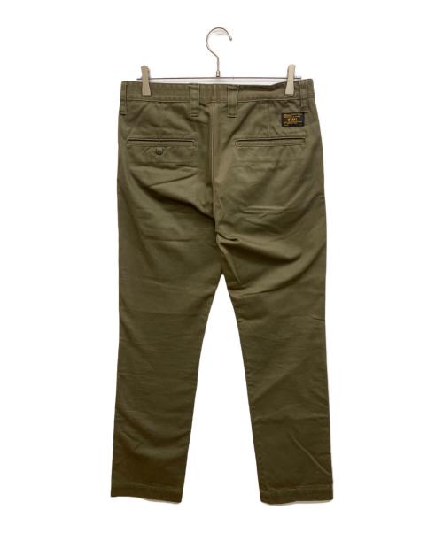 WTAPS（ダブルタップス）WTAPS (ダブルタップス) KHAKI TIGHT TROUSERS．COTTON．CHINO　カーキタイトトラウザーズコットンチノパンツ カーキ サイズ:Mの古着・服飾アイテム
