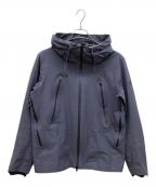 DESCENTE ALLTERRAINデザイント オルテライン）の古着「シェルジャケット　ナイロンジャケット」｜ブルー