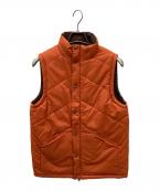 POLeR STUFFポーラースタッフ）の古着「REVERSIBLE VEST リバーシブル ベスト 中綿ベスト」｜オレンジ