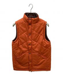 POLeR STUFF（ポーラースタッフ）の古着「REVERSIBLE VEST リバーシブル ベスト 中綿ベスト」｜オレンジ
