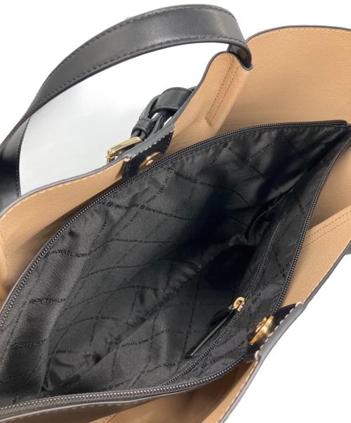 MICHAEL KORS（マイケル・コース）MICHAEL KORS (マイケル・コース) エミリア　ハンドトートバッグ ブラックの古着・服飾アイテム