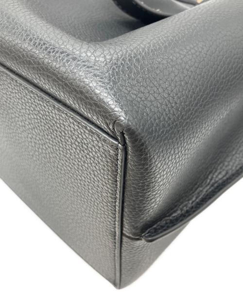 MICHAEL KORS（マイケル・コース）MICHAEL KORS (マイケル・コース) エミリア　ハンドトートバッグ ブラックの古着・服飾アイテム