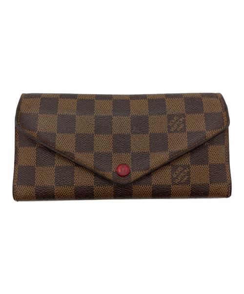 LOUIS VUITTON（ルイ ヴィトン）LOUIS VUITTON (ルイ ヴィトン) ダミエ ポルトフォイユ・ジョセフィーヌ　長財布 ブラウンの古着・服飾アイテム